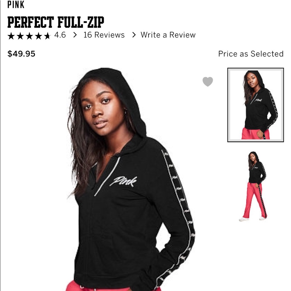 new without tags PINK hoodie. Spring 2018 line